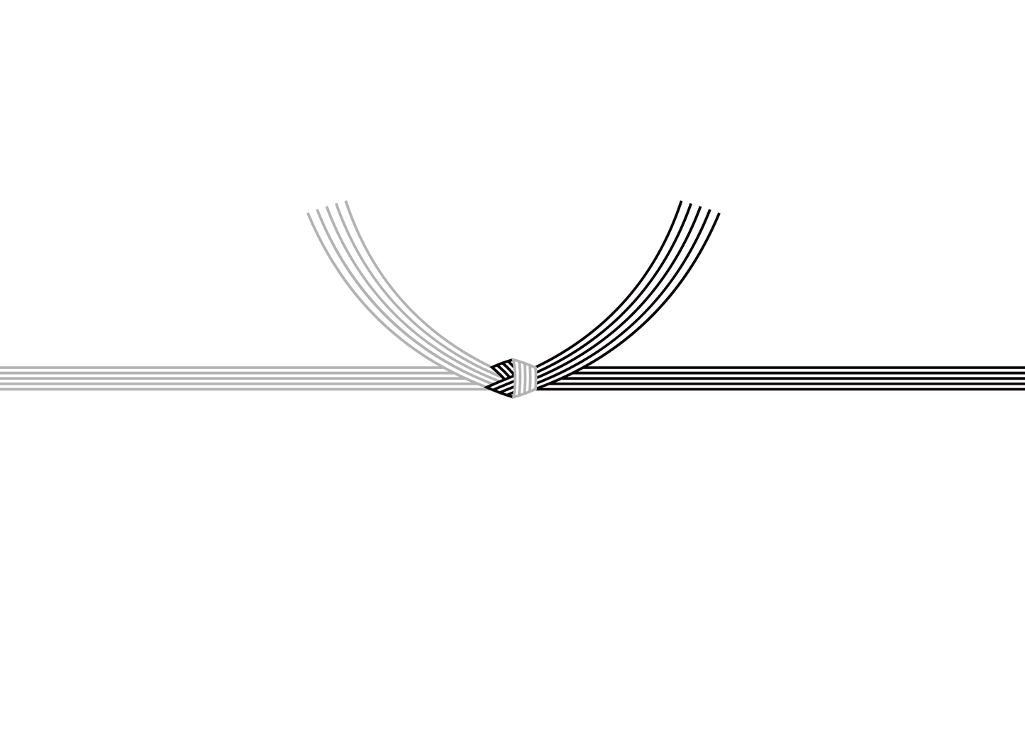 
                  
                    黒白結び切り
                  
                